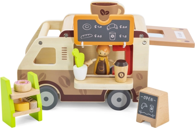 Cafetería móvil de madera Viga