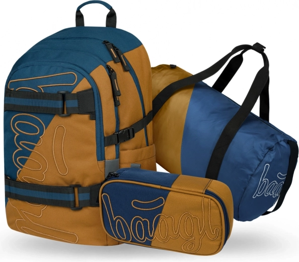 Set BAAGL Skate Duo: mochila, estuche y bolsa deportiva