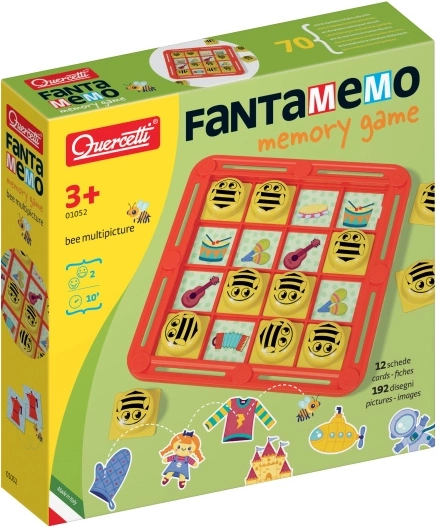 Quercetti Fantamemo abeja – juego de memoria tipo pexeso