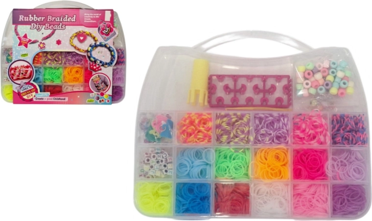 Kit creativo para hacer pulseras con gomitas