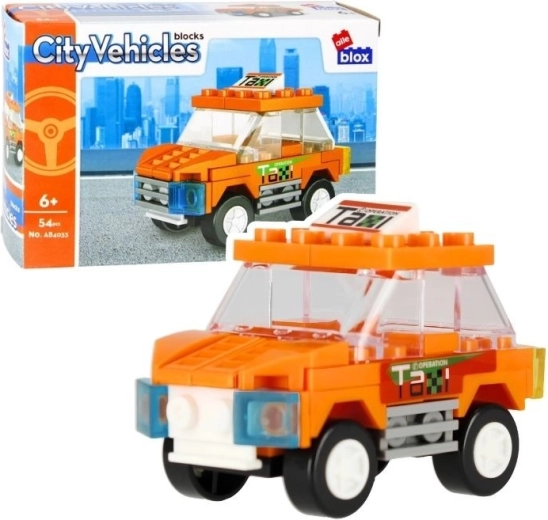 Set de construcción Alleblox City taxi - 1 pieza