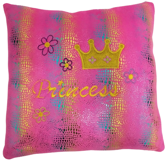 Cojín princesa de peluche 37 cm