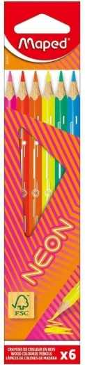 Lápices de colores Maped Neon 6 uds.