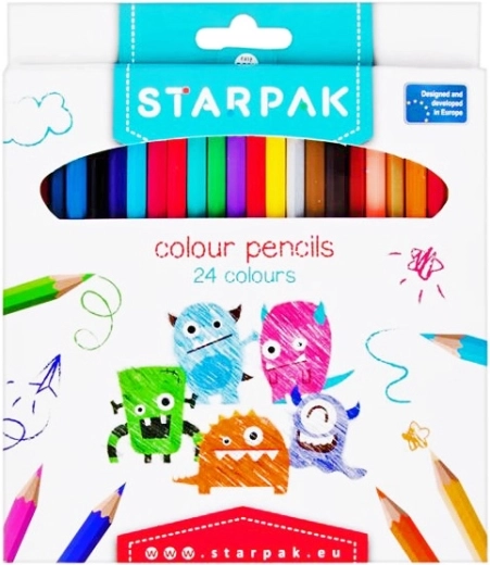 Juego de 24 lápices de colores