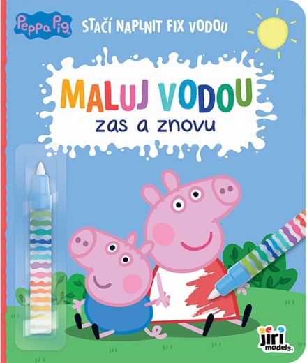 Libro para colorear con agua pinta con agua una y otra vez Peppa Pig