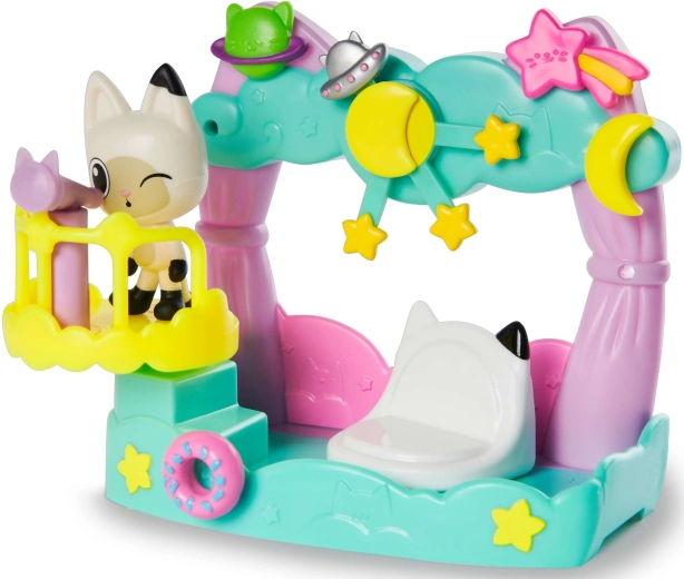 Escena de balcón mágica con estrellas