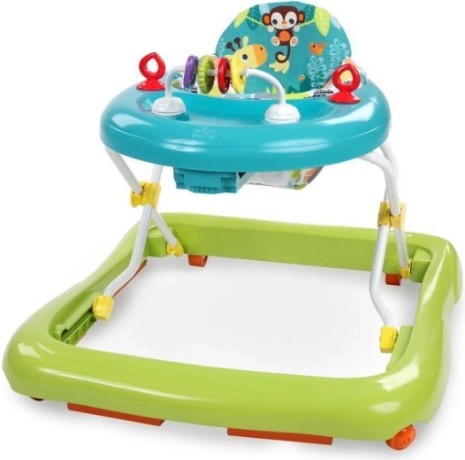 Andador BRIGHT STARTS Giggling Safari, 3 alturas, desde 6 meses