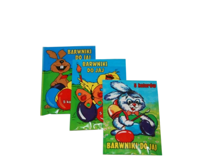 Pinturas para huevos de Pascua Chemikol – set de 5 colorantes alimentarios