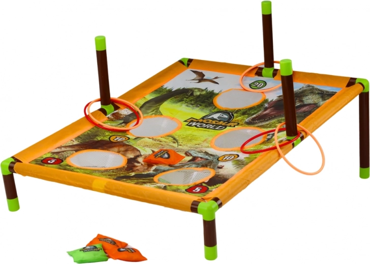 Dos juegos en uno: aros y saquitos