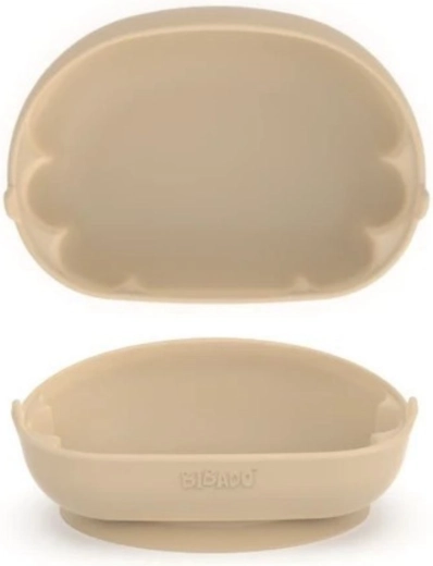 BIBADO Learning Curve cuenco de silicona con ventosa Fawn
