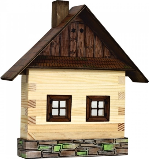 Walachia kit de construcción de madera para pegar: cabaña de troncos para pared