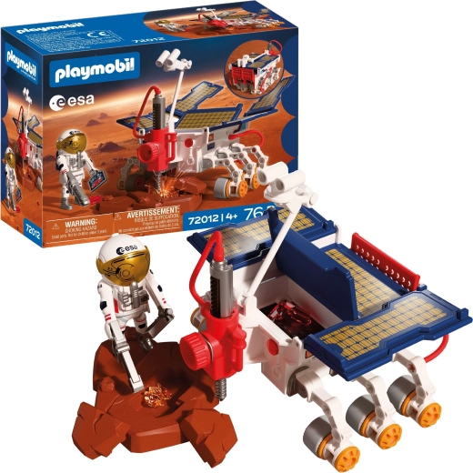 Playmobil misión espacial Marte – rover y astronauta ESA con accesorios, 76 piezas