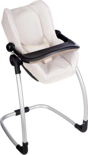 Silla de coche y trona 3 en 1 para muñecas beige