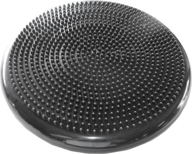 Merco almohadilla de equilibrio reversible con salientes de masaje 33 cm negra - 1 pieza