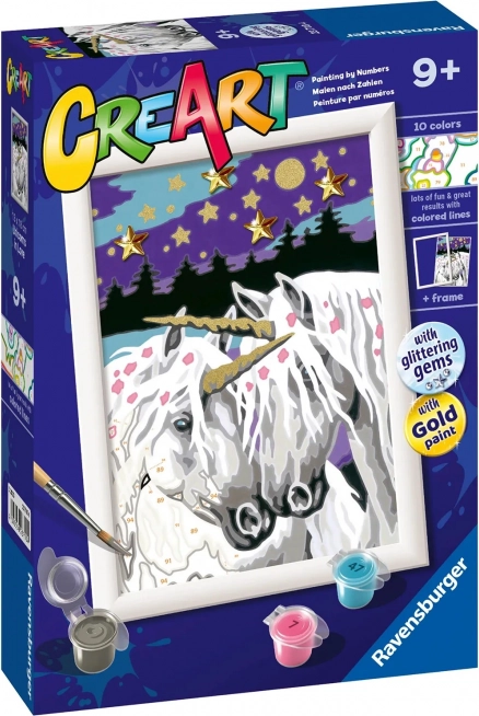 CreArt unicornios enamorados – pintar por números