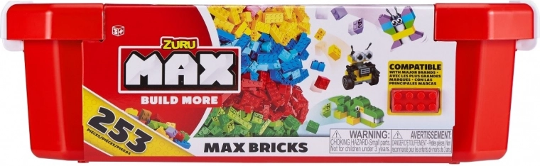Set de construcción creativo Zuru Max Build 253 piezas