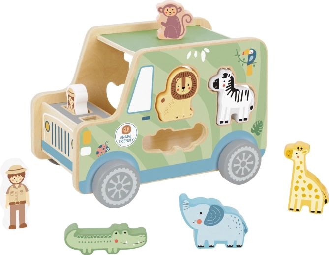 Set de 9 piezas con animales y explorador