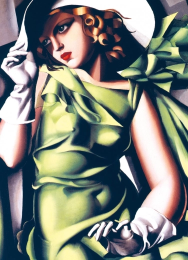 Puzzle EUROGRAPHICS Chica de verde 1000 piezas