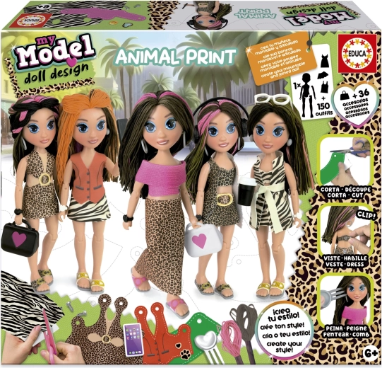 Educa Set creativo My Model Doll Design: Princesas salvajes