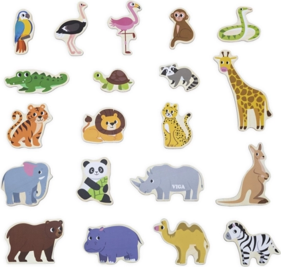 20 imanes con motivos de animales