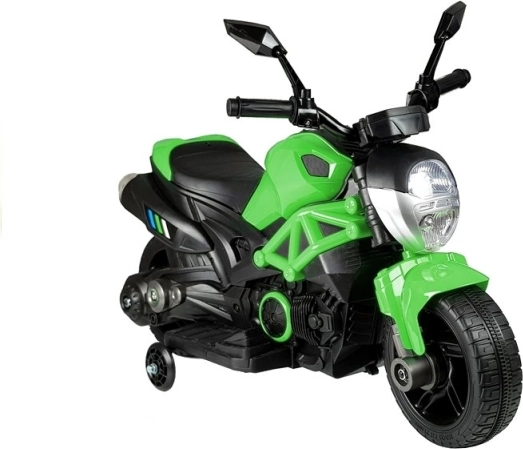 Motocicleta eléctrica infantil 6V verde GTM1188