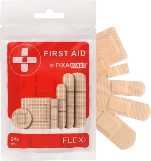 Fixaplast First Aid Flexi Mix apósitos elásticos 24 uds