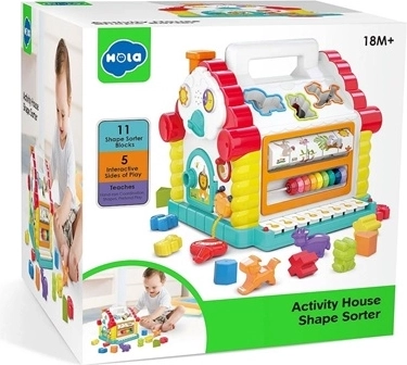 Casita con formas encajables Hola Smily Play