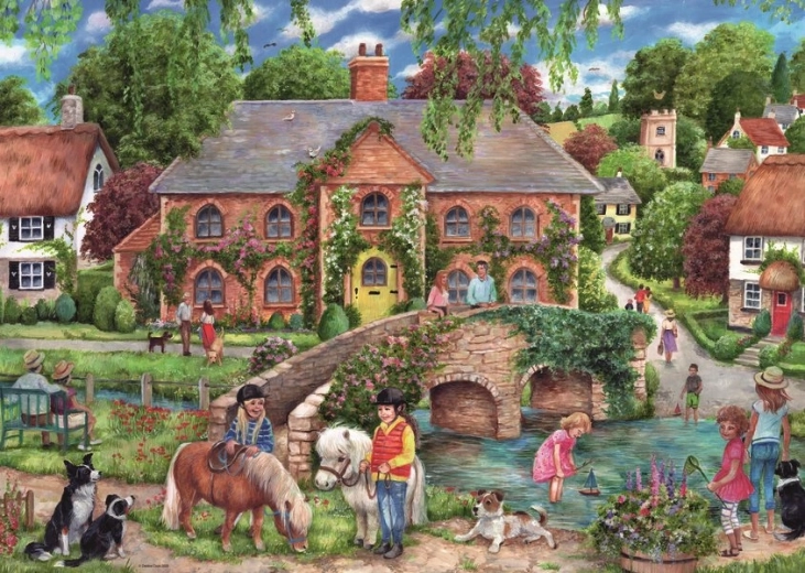 Puzzle Ravensburger vida en el campo 1000 piezas