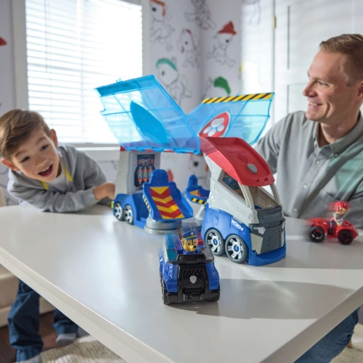 Patrullero abatible y base móvil