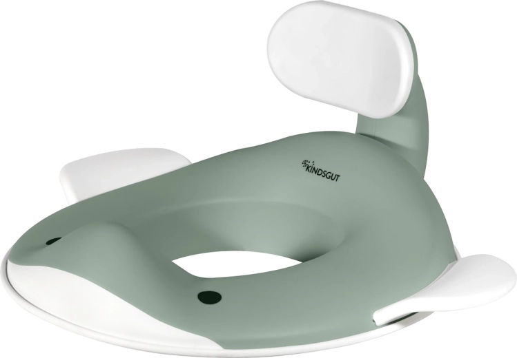 Kindsgut asiento infantil para WC ballena pistacho