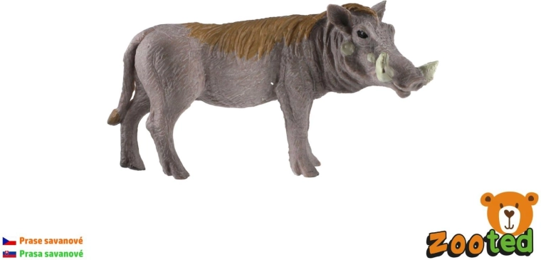 Figura de plástico de facóquero de 9 cm