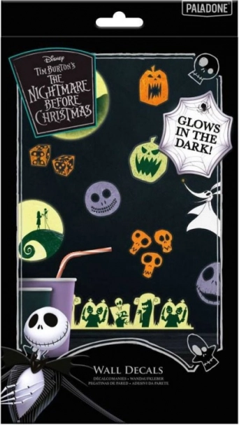 Luces navideñas con pegatinas Nightmare Before Christmas