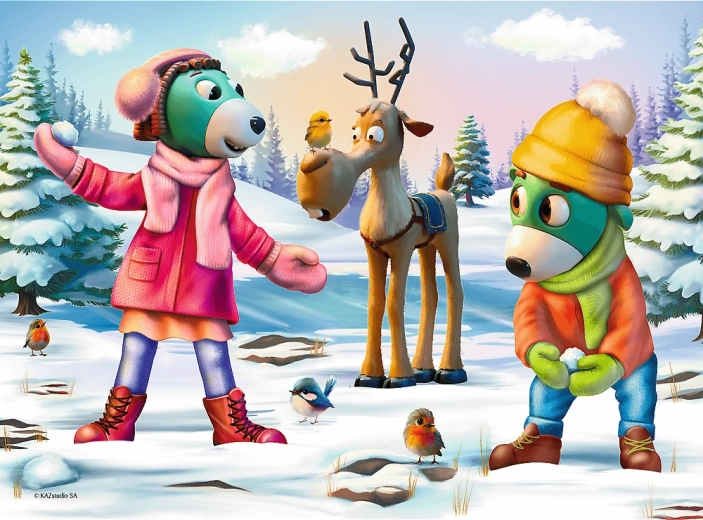 Puzzle TREFLÍCI Tiempo navideño 30 piezas