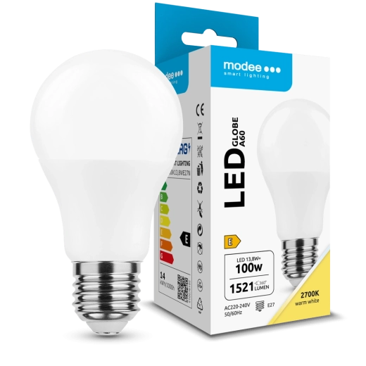 Bombilla LED Globe A60 13,8 W E27 2700K 1521 lm 360°