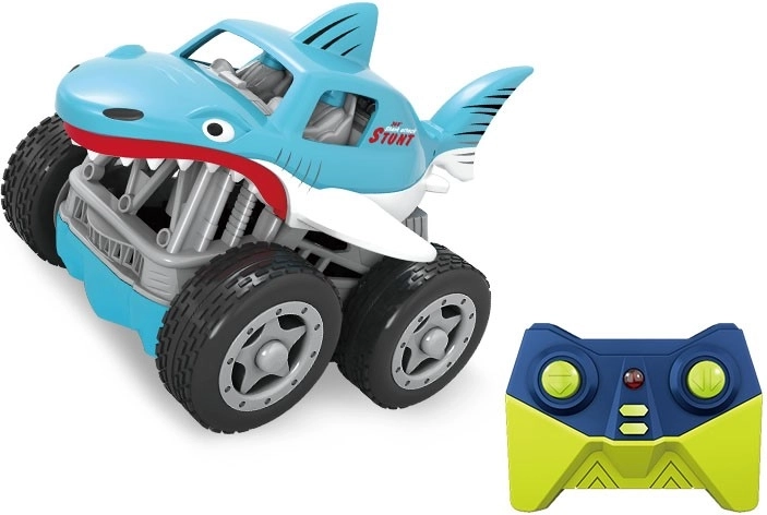 Coche RC acrobático Tiburón – azul