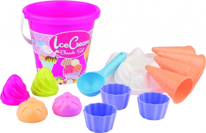 Set para arena helado - rosa