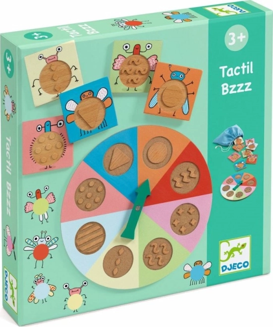 Djeco Juego táctil de madera Tactil Bzzz