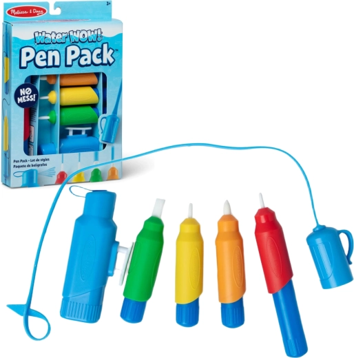 Melissa & Doug Water WOW! set de bolígrafos de agua y pulverizador (4 uds.)