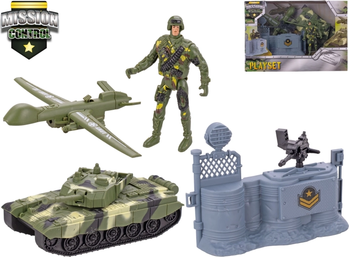 Tanque Mission Control con accesorios 18,5 cm – set de juego