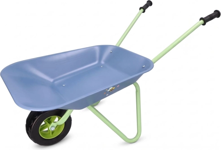 Carretilla de jardín infantil metálica Adam Toys – azul