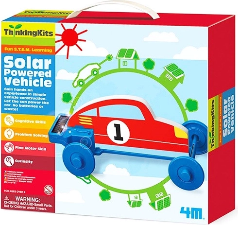 Coche de carreras solar para niños 8+