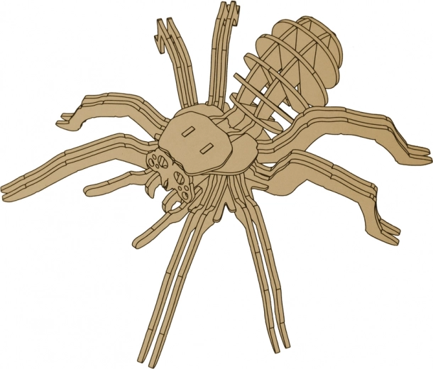 Modelo realista de araña