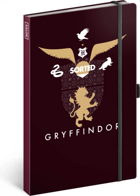 Cuaderno Harry Potter Gryffindor, rayado 13 × 21 cm