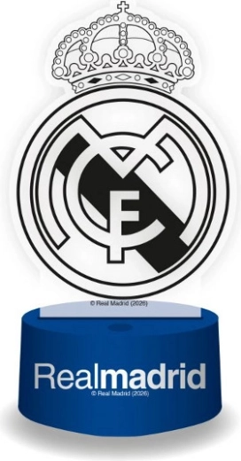 Lámpara LED decorativa del Real Madrid en estilo retro