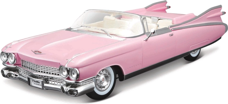 Maisto Cadillac Eldorado Biarritz 1959 modelo de coche rosa 1:18