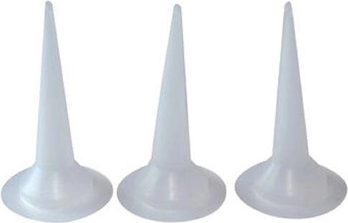 Puntas plásticas de repuesto para pistolas de extrusión (3 uds.)