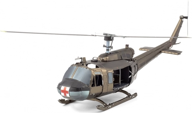 Rompecabezas 3D metálico del helicóptero UH-1 HUEY – kit de construcción METAL EARTH