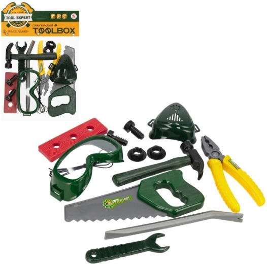 Set de herramientas infantil con accesorios de protección
