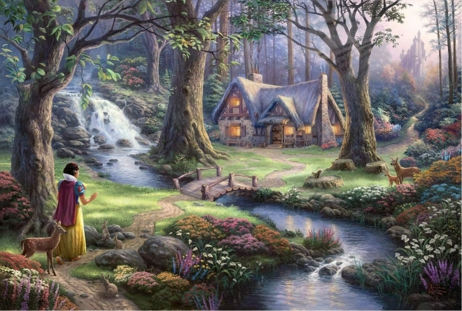 Puzzle Blancanieves y la casita de los siete enanitos 1000 piezas