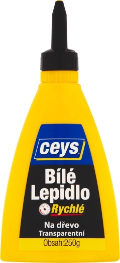 Pegamento de dispersión rápido CEYS 250 g – transparente tras el secado